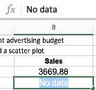 A. Put in No data in data part. B. Change the text color to match the background, so only screen reader will read it. 9. No merged cells in the DATA part of the table!