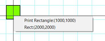 When you do click on the rectangle, you will bet a Context Menu pop up because the point you have clicked in is inside two different objects.