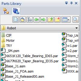 Quick Enhancements for Assembly Parts Library UI Add Home folder button (UI for secret Ctrl+.