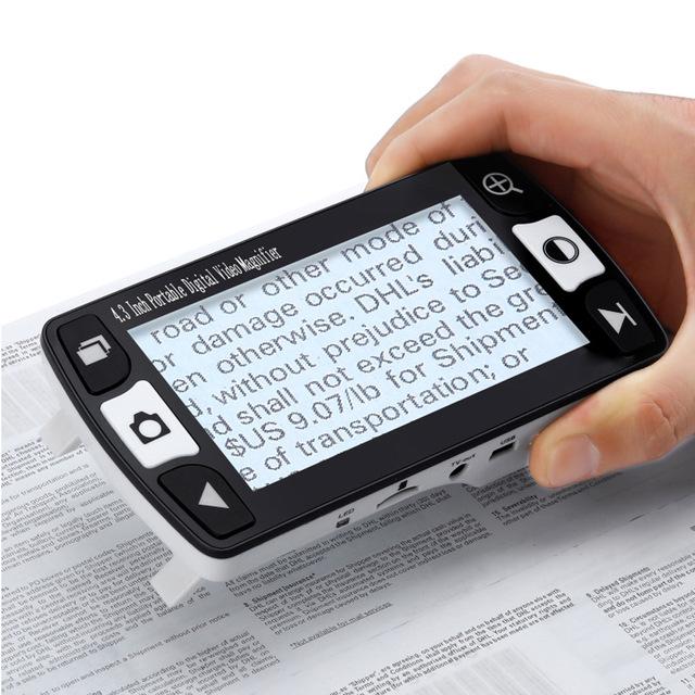 SRATE 4.3 INCH PORTABLE DIGITAL VIDEO MAGNIFIER Features: 4.3" display & professional digital magnifier for people with visual difficulty.