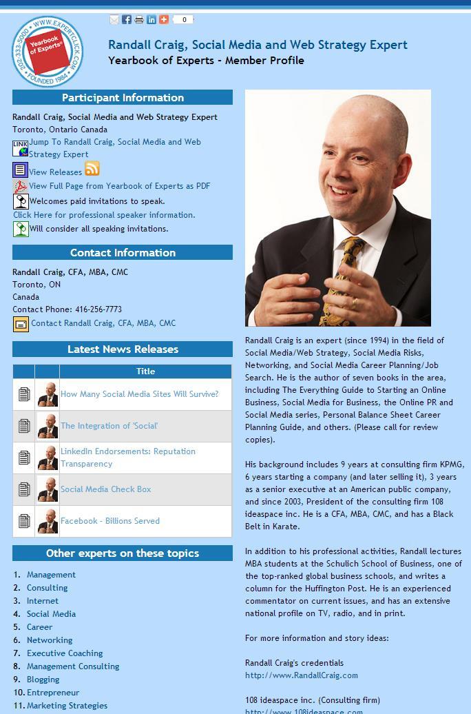 Your Platform Page A sample of a vertical layout a
