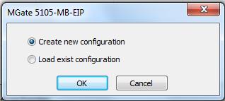 To use this function, click the Off-Line Configuration button to load the configuration window.