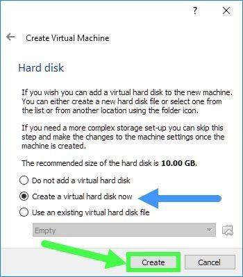 4. For the next screen, use the option as shown below 5. Next you ll select the virtual hard disk file type.