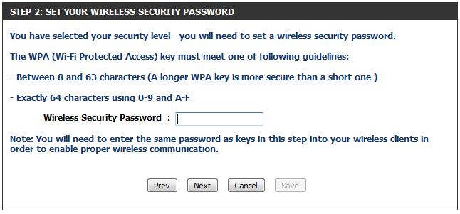 Section 4 - Security If you selected Manually, the following screen will appear.