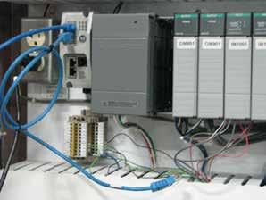 12 Equipment installation Main Control Panel - SLC Processor - Existing Disconnect the Ethernet cable from the existing the