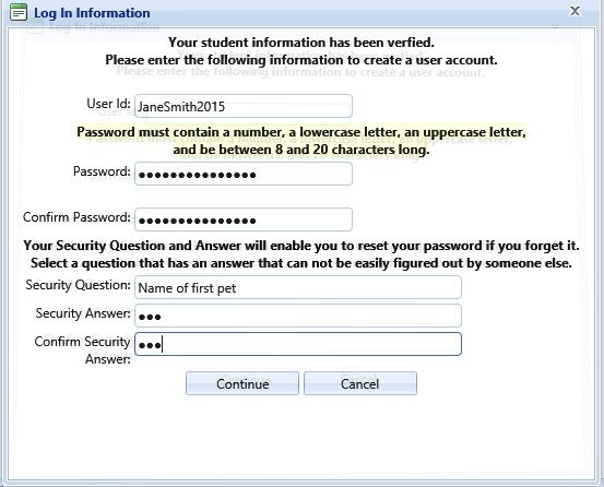 Step 2 Click on the arrow by I am a and select Parent. Click Next. Step 4 Enter a user ID for your account.