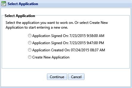 Step 18 You will now see the Confirmation screen which shows that you have successfully signed your At this point, the application is complete.