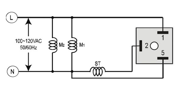 ECS112PS Electronic Centrifugal Switches for Resistance Start Motors Model Name ECS112PS Operating voltage AC 110V, 50/60Hz Application RSIR Motors (0.18~1.