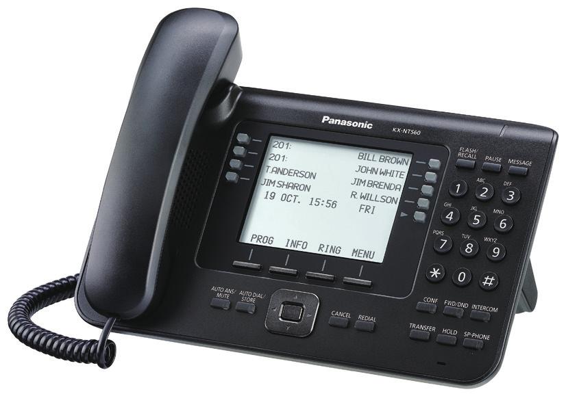 Terminal Line-Up Panasonic provides various models of telephones and DECT wireless systems to meet your needs.
