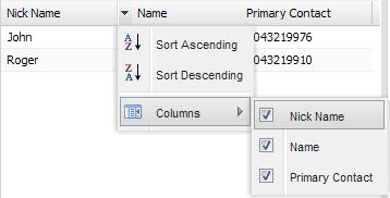 Introduction to MyOffice Employee Customizing the Display (Columns and Rows) You can customize the columns and rows in the tables so that you can sort the required information.