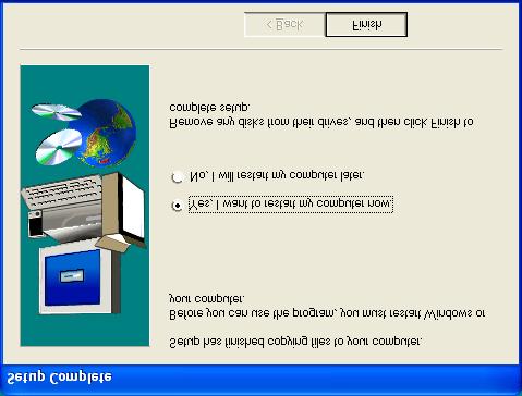 Getting Started 4 Select Install the software automatically (ecommended), and then click the Next button. A dialog box appears, warning that the software has not passed Windows Logo testing.