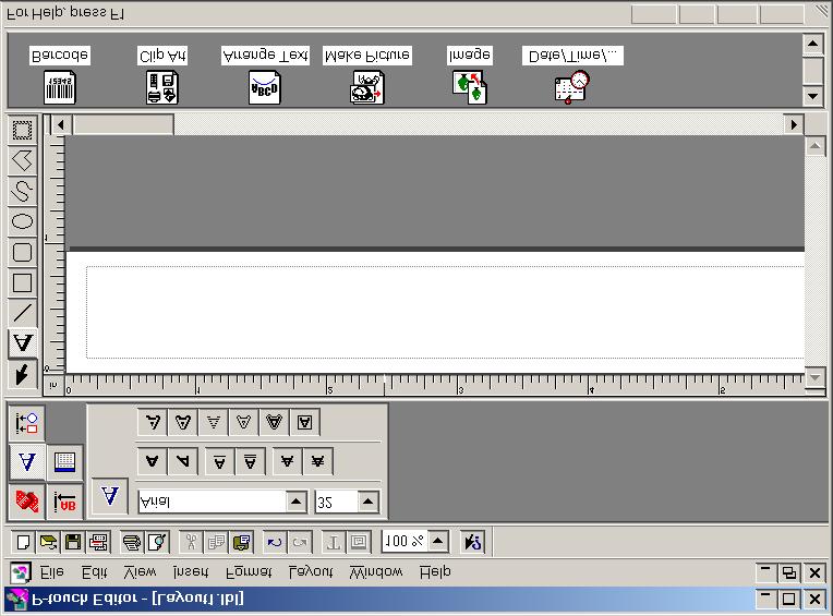 2 folder installed on the computer. 1 Click (Text button) on the draw toolbar. Text can be typed in, and the pointer changes from (selection pointer) to (I-beam pointer).