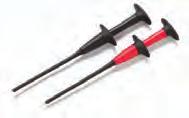 AC283 SureGrip Pincer Clip Set One pair (red, black) of nickel plated pincers open to 5 mm 11.