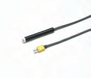 3 cm 80PK-1 and 80PJ-1 Bead Probe 80PK-1: Type-K thermocouple for general purpose applications 80PJ-1 operates with J-type thermometers Measurement range: -40 to