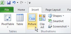 Adding Pictures from Your Computer You can insert any picture file from your computer or other media drive using the Insert