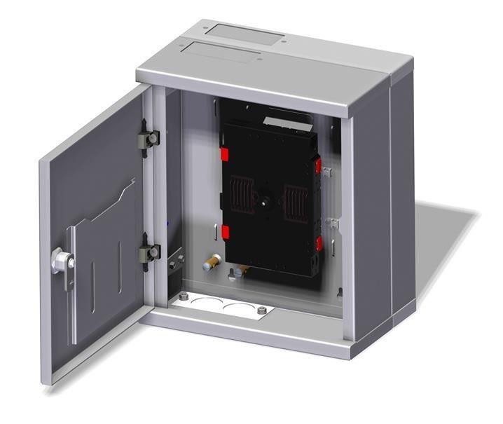 systems. It provides the organisation of the fibers inside the cabinet in a economic and a flexible way. Splitters can be assembled quickly in the cabinet, regardless of their mountings.