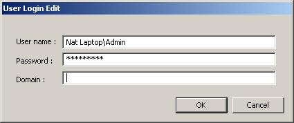 In the case of inputs and outputs, the user accounts you define are Windows users that you ve created on the server machine.