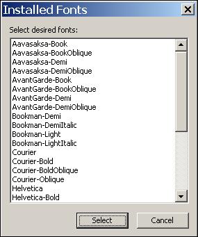 Use original TrueType fonts: The Windows PostScript printer driver replaces TrueType fonts with bitmaps and outlines.