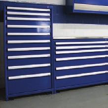 This results in minimizing the amount of floor space dedicated to the storage of small to mid-size products/parts. Below are some key benefits of modular drawer cabinets. 1.