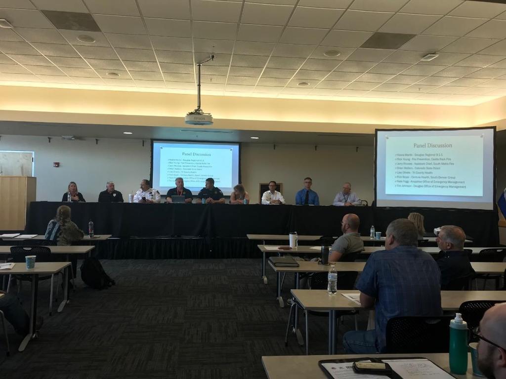 Chemical Safety Workshops Three Chemical Safety Workshops for regulated industry were held in 2018 for Arapahoe, Douglas, and Routt Counties and for the City of Aurora.