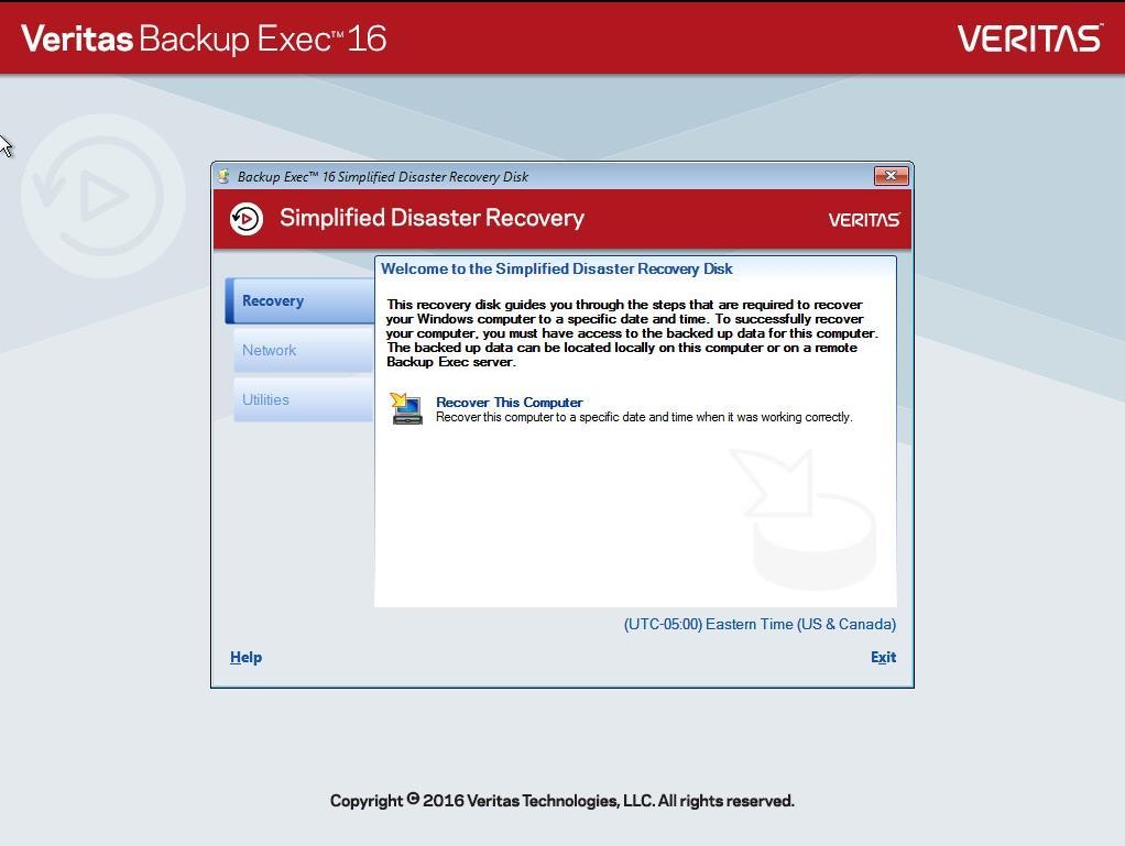 If connecting to a Remote Backup Exec server choose that option which will start networking services.