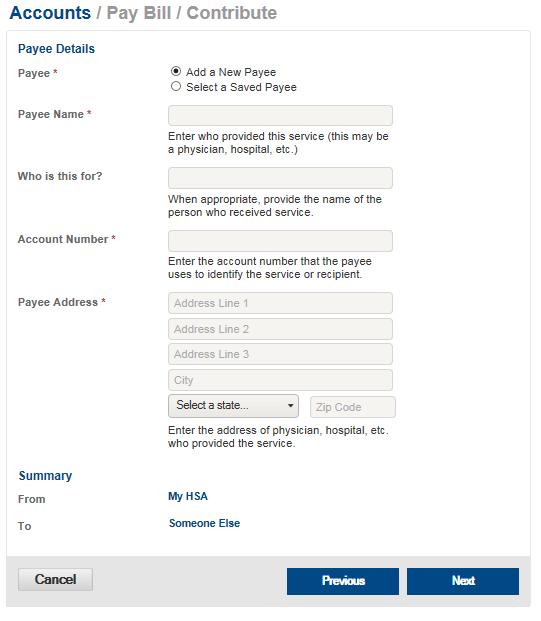 Add a Payee Enter the name of the person to be paid in the Payee Name field (information will appear on the printed check for reference).