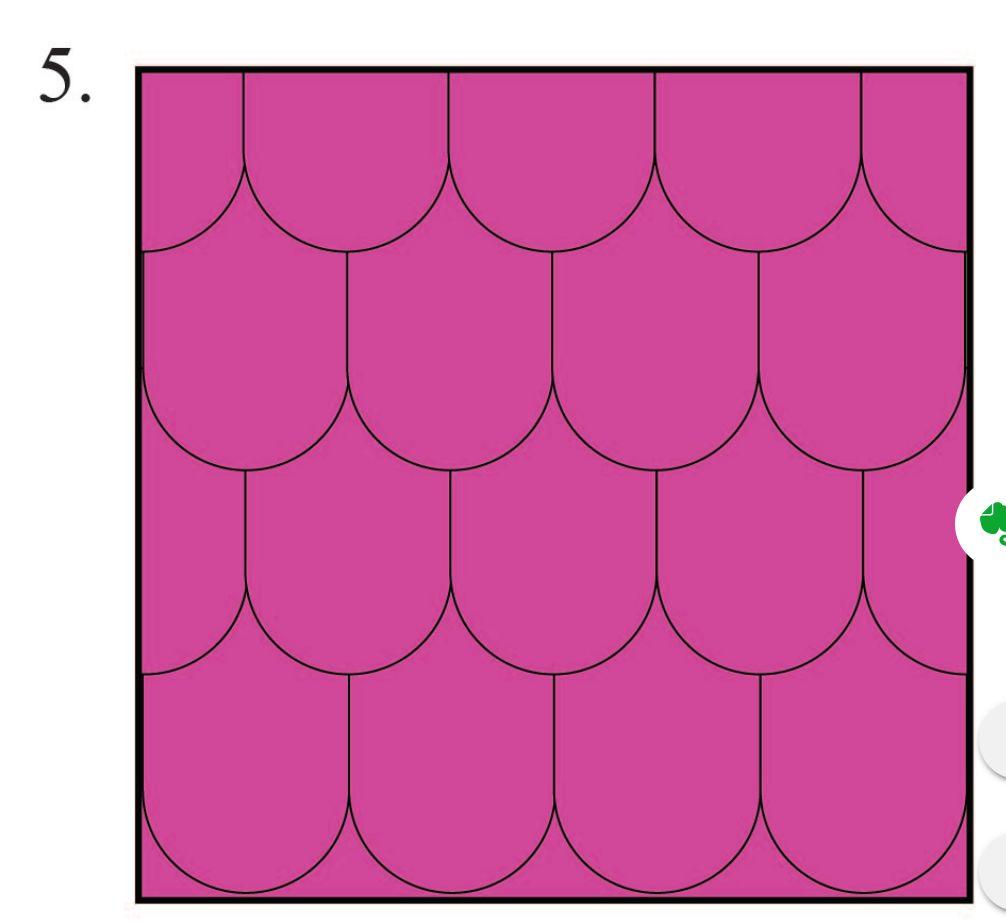 For each of the examples, answer the following questions: a. How many different shapes (ignore the colors - they are misleading!