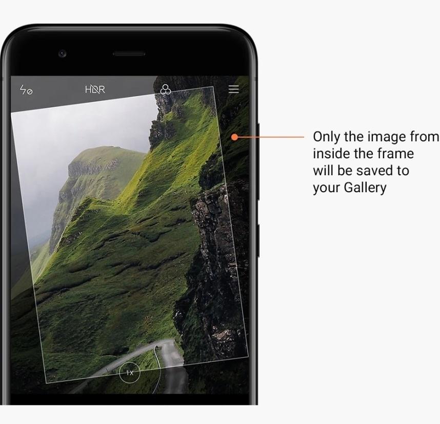 2. About this feature This feature allows you to always keep your shots leveled no matter how you tilt your phone.
