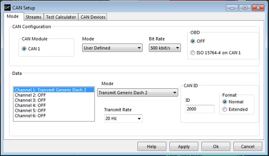 Can Bus Extension Additional extensions like EGT modules can be attached to the Can Bus. ECU setup Open the LinkECU software on your computer/laptop and navigate to ECU Controls CAN Setup.