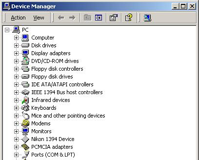 Step 12 The Device Manager dialog will be displayed.