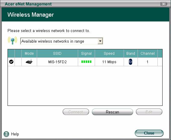 Wireless Manager.