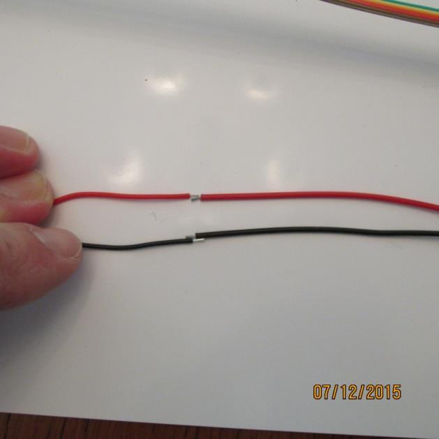 You may want to use some heat shrink tubing (not included) to cover