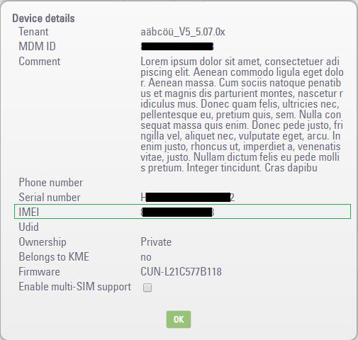 IMEI have been added to device pool
