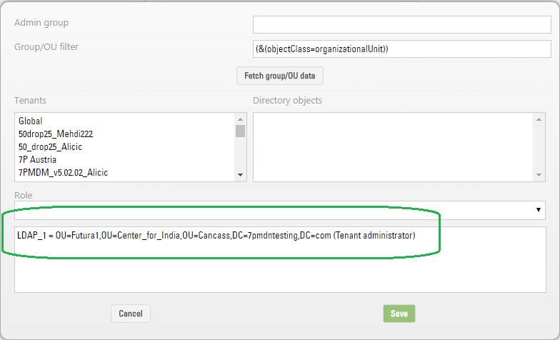 When using AD authentication, admins are not allowed to change their password LDAP logged in user / admin cannot