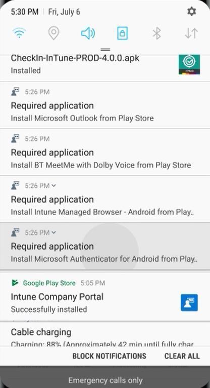 Tap on Install in Google 22 Play Store Tap MS Authenticator in 23 notifications Tap