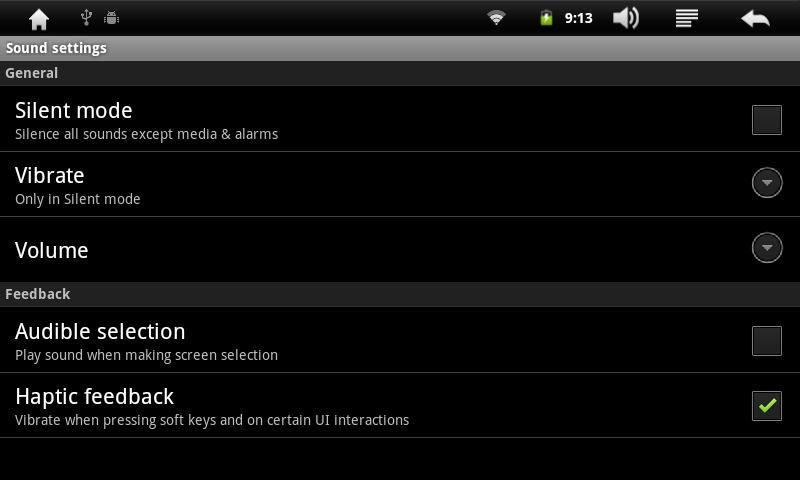 etc.. 2.3.3 Display You can adjust screen brightness, screen timeout etc. in Display settings menu.