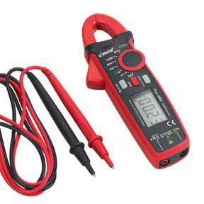 Apart from the usual multimeter functions, the ammeter allows non-contact current