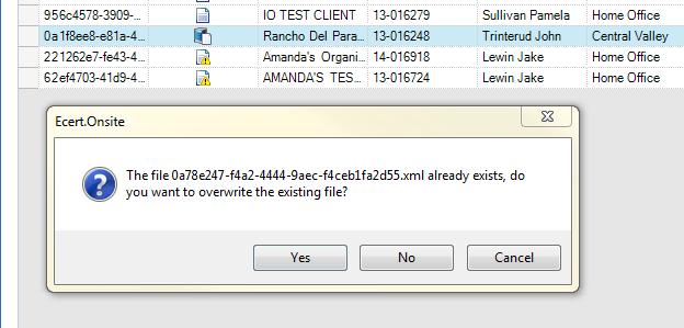 4) To import the file back into Onsite, simply drag and drop into Onsite.