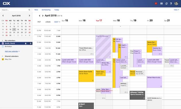 New Calendar Updated UI Displaying a calendar's information with a checkbox click Show the contents of any calendar by ticking the checkbox in the tree
