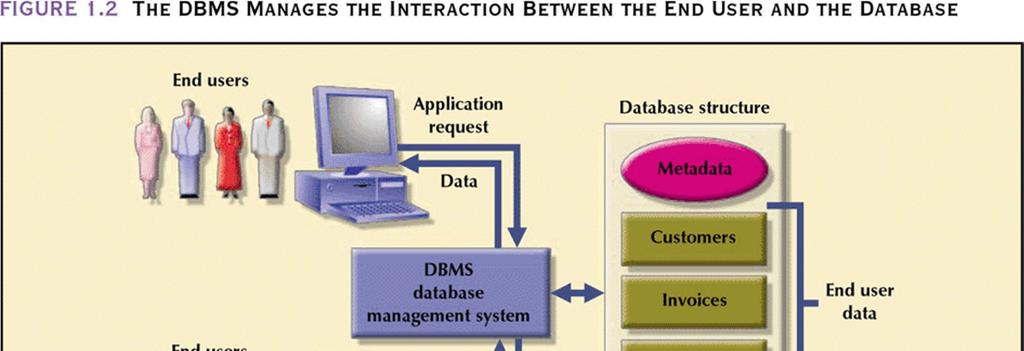 The DBMS Manages