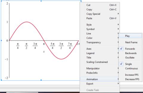 To see how the amplitude affects the sine wave, enter the following