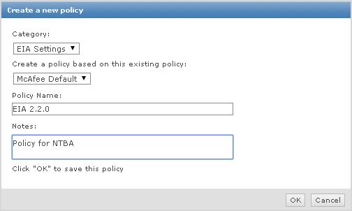 Figure 3-2 Creating a new policy 4 From the Create a policy based on this existing policy list, select a policy. 5 In Policy Name, enter a name for your policy.