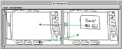 SILK: Screens screen = rough sketch of single screen state, including layout & components features for handling screens editing: use strokes to delete, move, group, history: save, restore, annotate