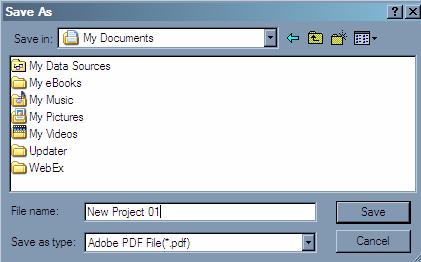 When return to the workplace, the existing project will appeared. At the left column, the project name and the existing MDS system is listed.