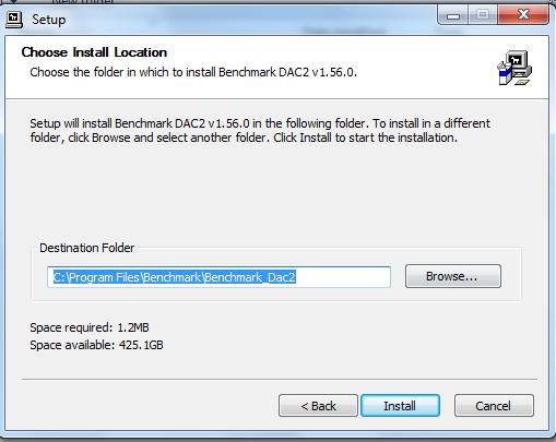 4. You will now be prompted to select a location to install the driver. It will default to your Program Files folder.