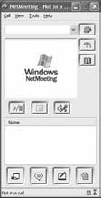 Start NetMeeting NOTE: For Windows XP / 2000 users who use NetMeeting for the first time, go to Start -> Run ->type in conf ->click OK and then follow the