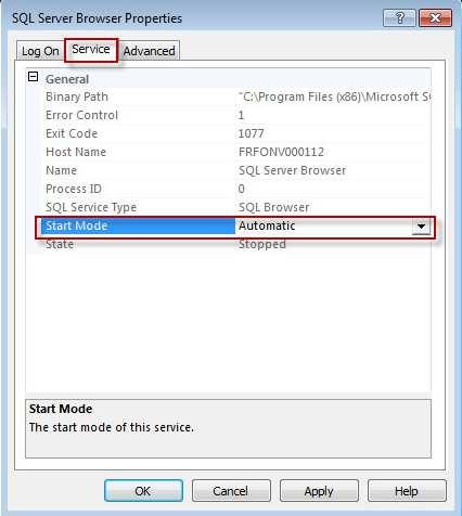 Appendix A: Microsoft SQL Server 2008/R2 or 2012 5. Select the second tab IP Addresses 6.