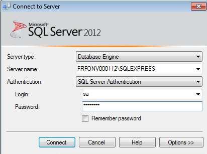 Appendix A: Microsoft SQL Server 2008/R2 or 2012 2.