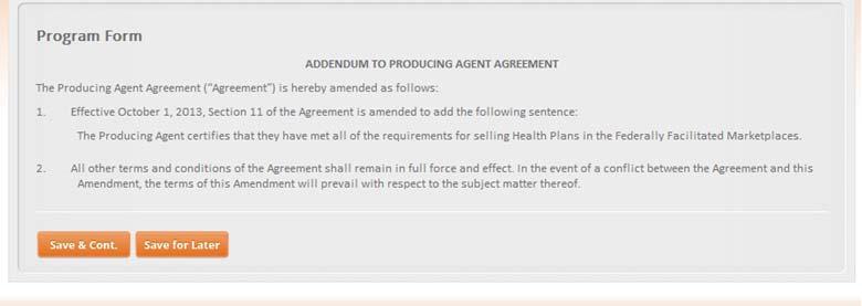 AGENT/AGENCY AGREEMENTS New Producing Agents o You are required to read and sign a