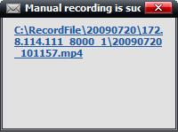 5.1 Recording Record Disk Configuration Click to enter the Local Recording Settings interface: Select the saving hard disk of recorded files in Store setup.